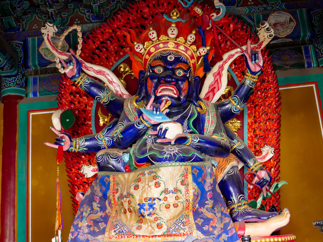 China, CHN, Hebei Sheng, Person X., Shizigou, The Puning Temple,