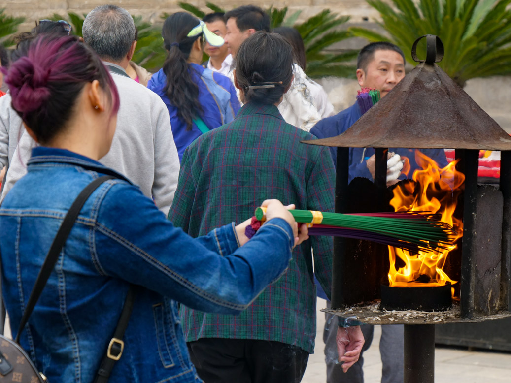 China, CHN, Hebei Sheng, Person X., Shizigou, The Puning Temple