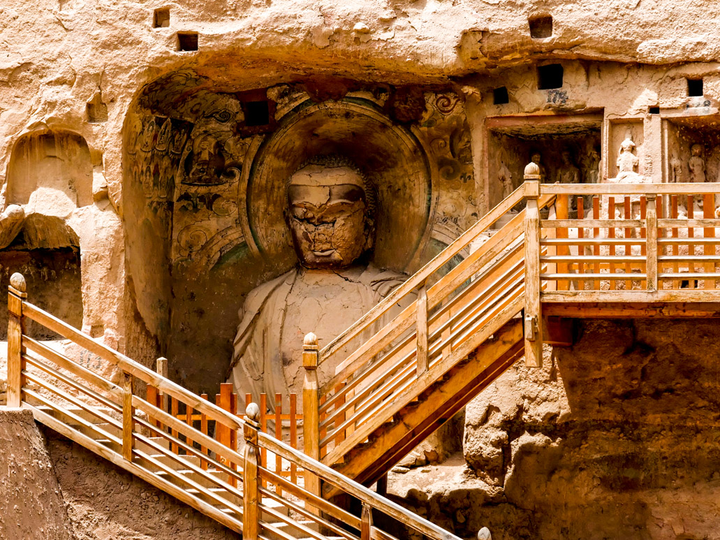 Binglingsi Höhlen, China, CHN, Gansu Sheng, Xiaoping