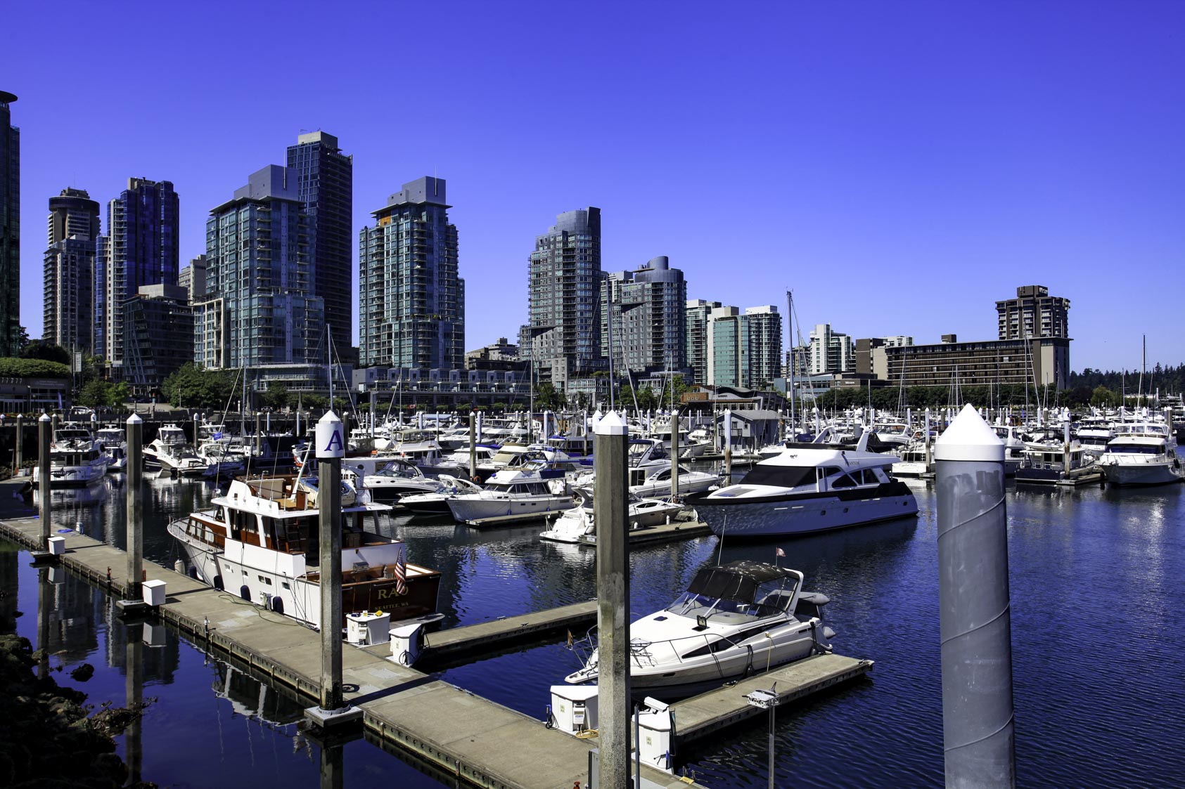 Coarl Harbour, Vancouver (Waterfront / Coal Har, British Columbi